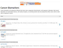 Tablet Screenshot of cancer-biomarkers.com